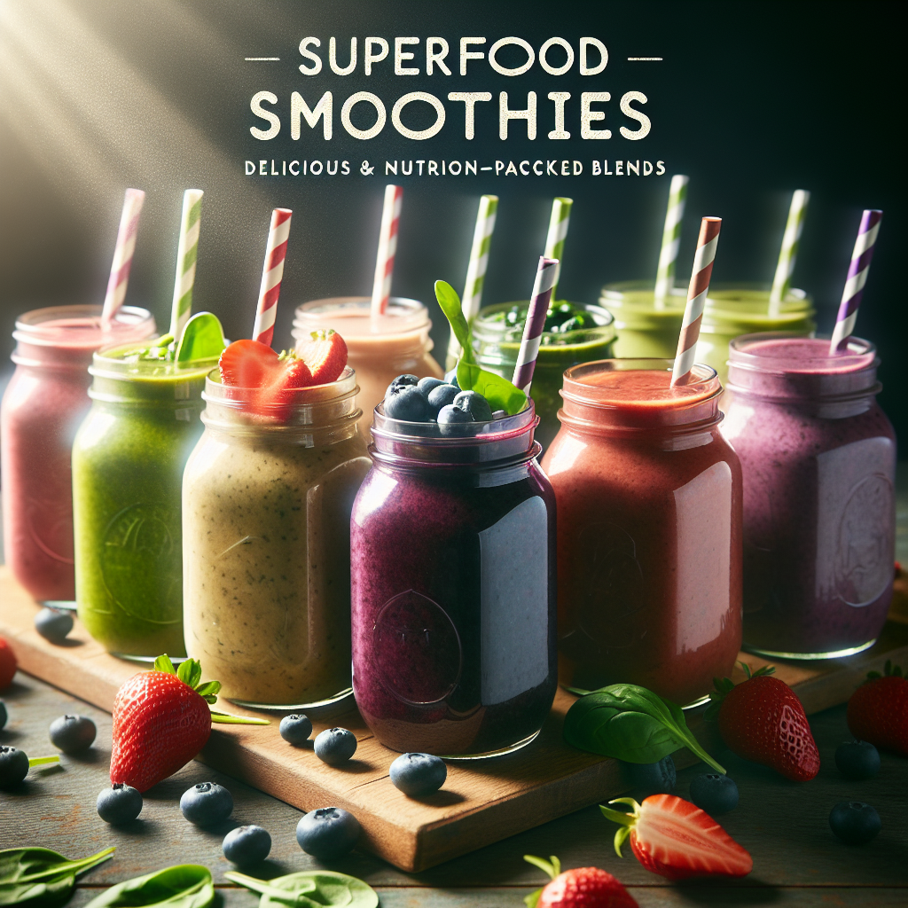 🍓 Superfood Smoothies: Delicious & Nutrient-Packed Blends