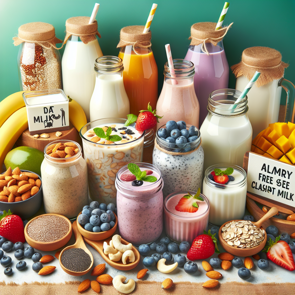 🥛 Plant-Based Drinks: Dairy-Free Milks & Smoothies to Try